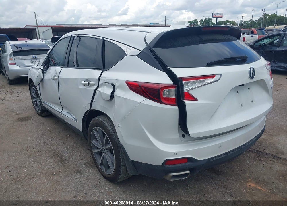 2022 ACURA RDX TECHNOLOGY PACKAGE VIN: 5J8TC1H55NL004174
