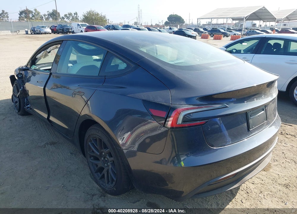 2024 TESLA MODEL 3 REAR-WHEEL DRIVE VIN: 5YJ3E1EA6RF800547