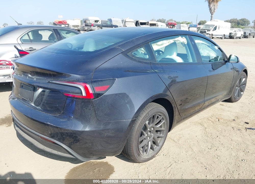 2024 TESLA MODEL 3 REAR-WHEEL DRIVE VIN: 5YJ3E1EA6RF800547