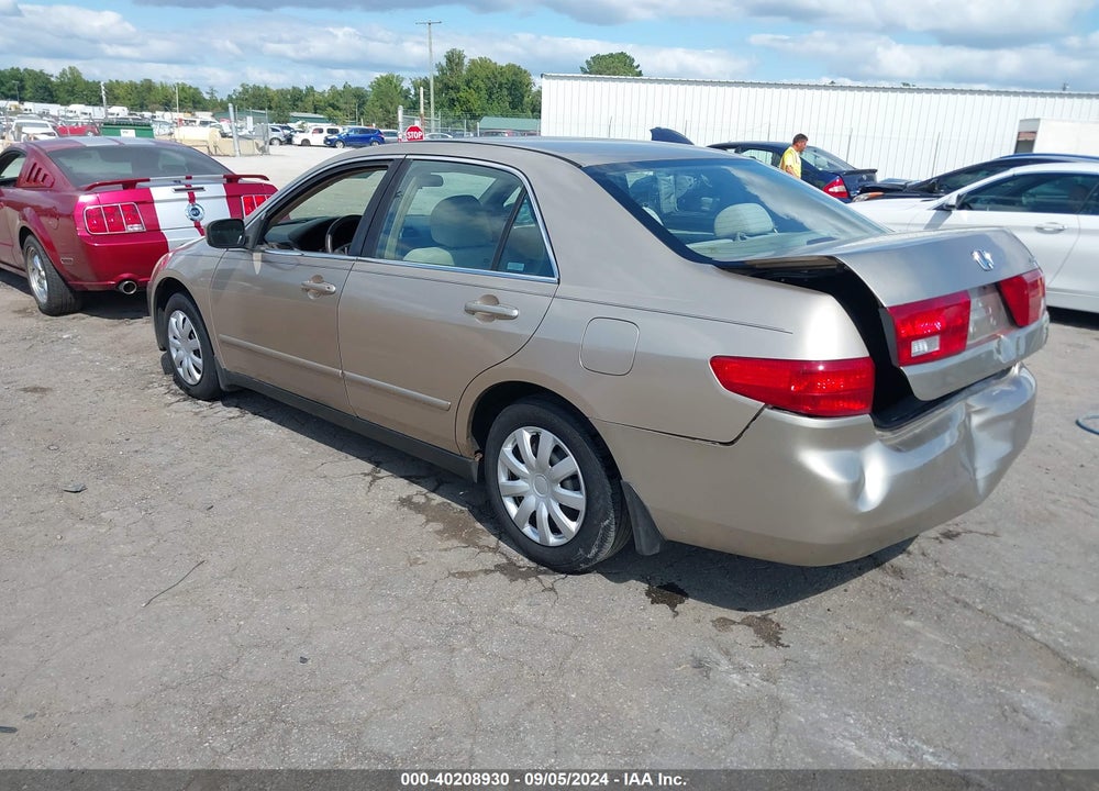 2005 HONDA ACCORD 2.4 LX VIN: 1HGCM56435A031433