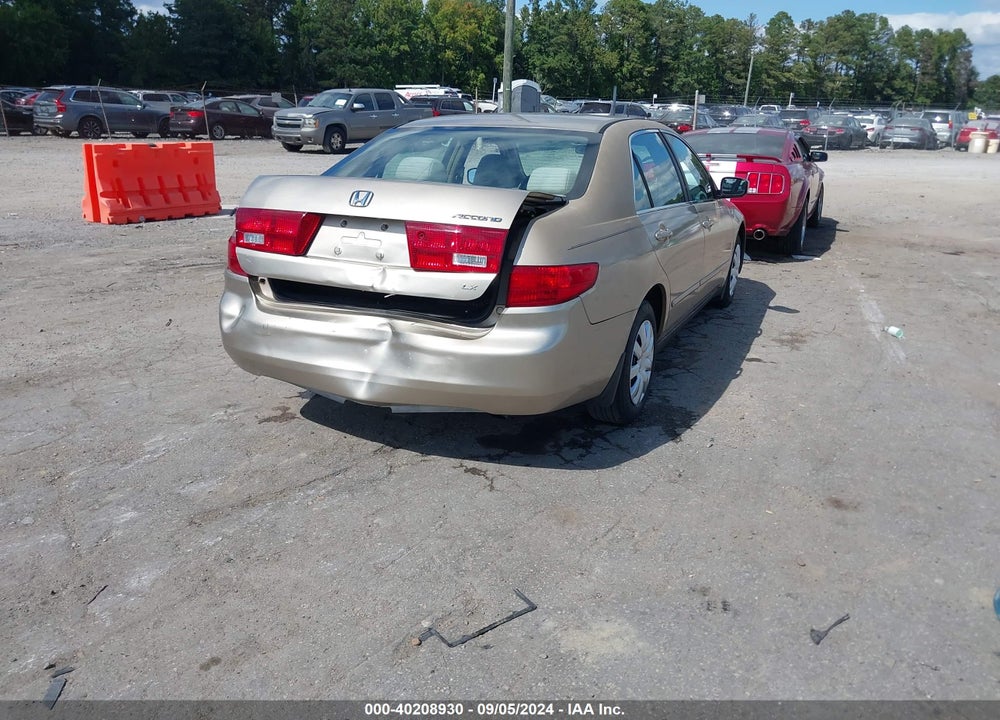 2005 HONDA ACCORD 2.4 LX VIN: 1HGCM56435A031433