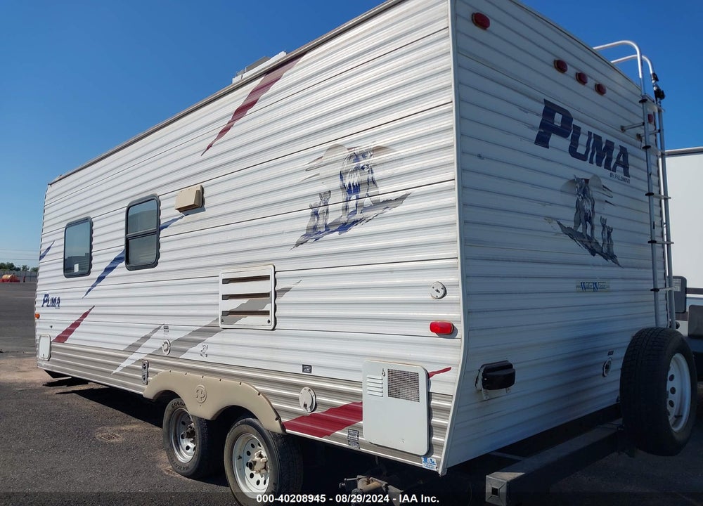 2008 PALOMINO OTHER VIN: 4X4TPUV228P015851