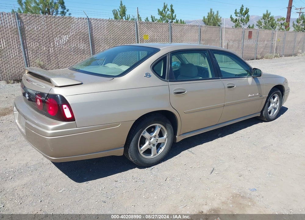 2004 CHEVROLET IMPALA LS VIN: 2G1WH52KX49399308