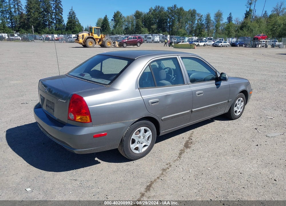 2003 HYUNDAI ACCENT VIN: KMHCG45C73U487760