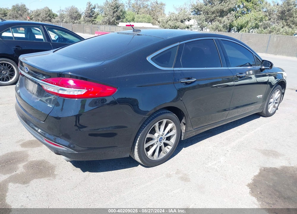 2017 FORD FUSION ENERGI SE LUXURY VIN: 3FA6P0PU1HR376920