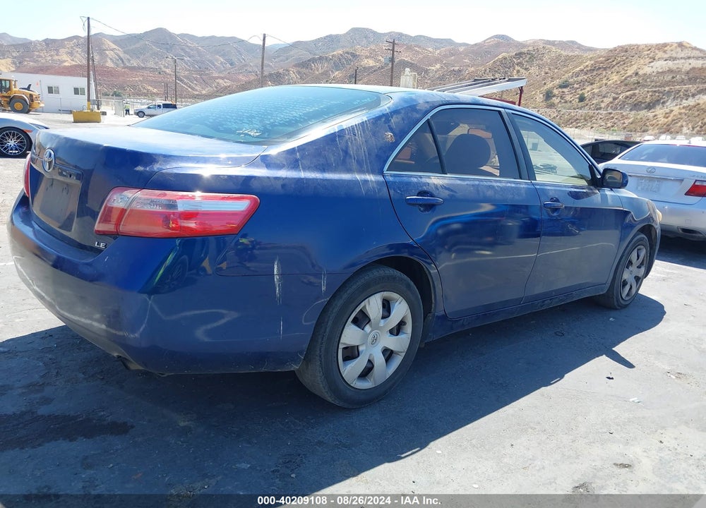 2007 TOYOTA CAMRY LE VIN: JTNBE46K073051268