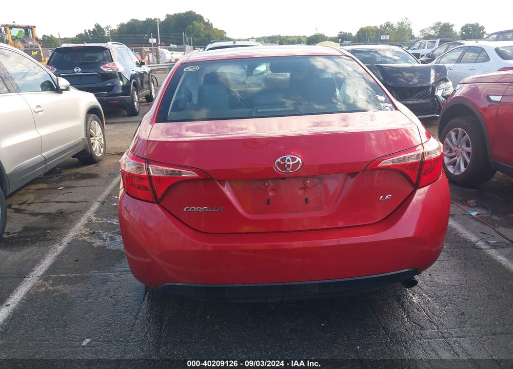 2019 TOYOTA COROLLA LE VIN: 2T1BURHEXKC199150