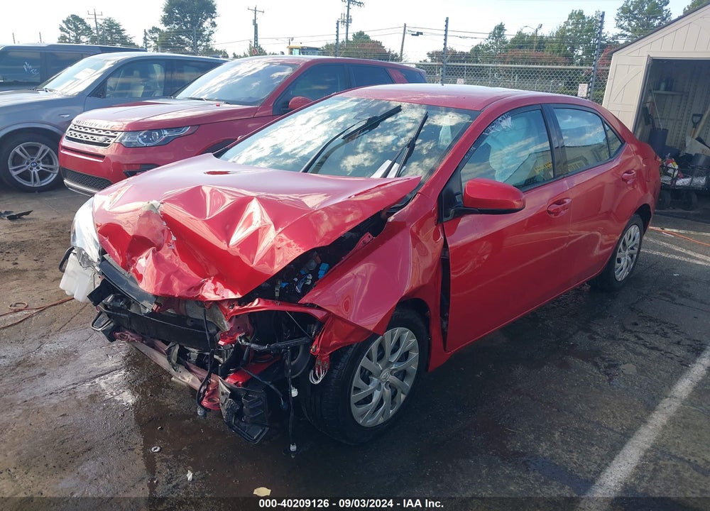 2019 TOYOTA COROLLA LE VIN: 2T1BURHEXKC199150