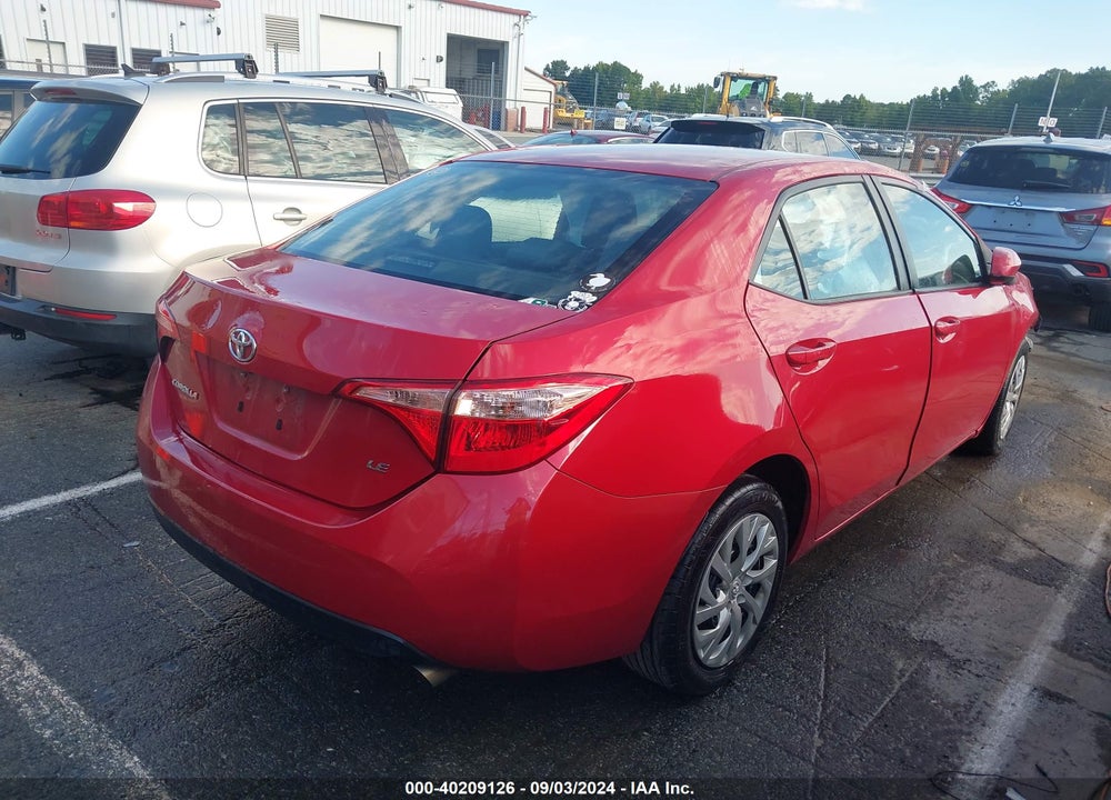 2019 TOYOTA COROLLA LE VIN: 2T1BURHEXKC199150