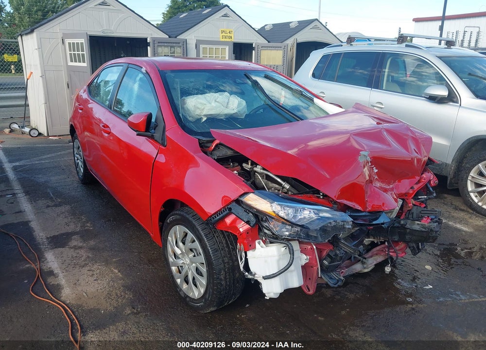 2019 TOYOTA COROLLA LE VIN: 2T1BURHEXKC199150