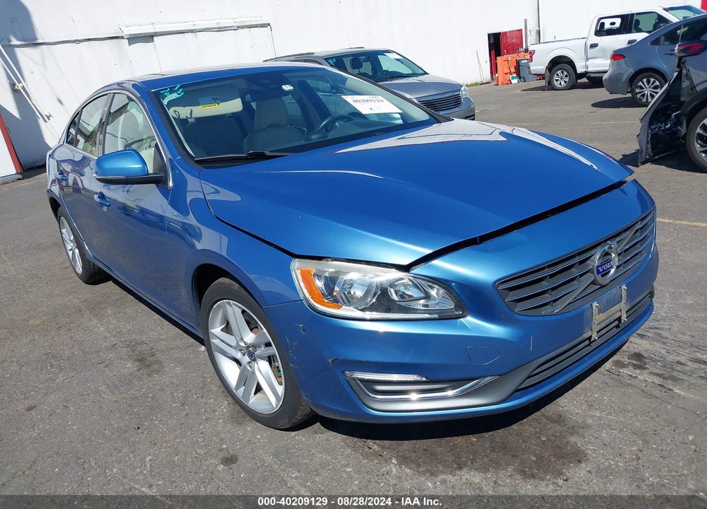2014 VOLVO S60 T5/T5 PLATINUM/T5 PREMIER/T5 PREMIER PLUS VIN: YV1612FS9E2285332