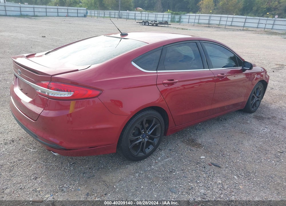 2018 FORD FUSION S VIN: 3FA6P0G73JR238134