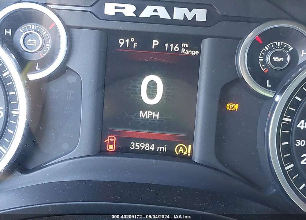 2023 RAM 1500 BIG HORN 4X4 5'7 BOX VIN: 1C6RRFFG5PN540307