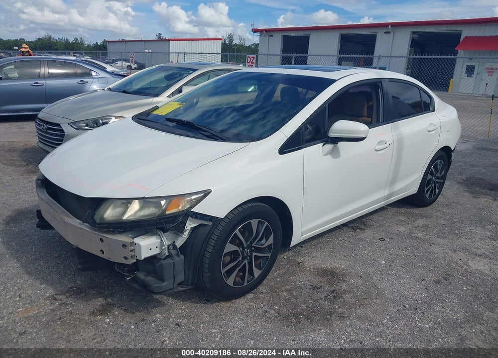 2014 HONDA CIVIC EX VIN: 2HGFB2F84EH536399