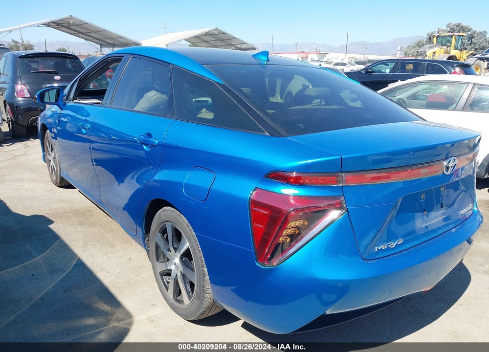 2018 TOYOTA MIRAI VIN: JTDBVRBD4JA004837