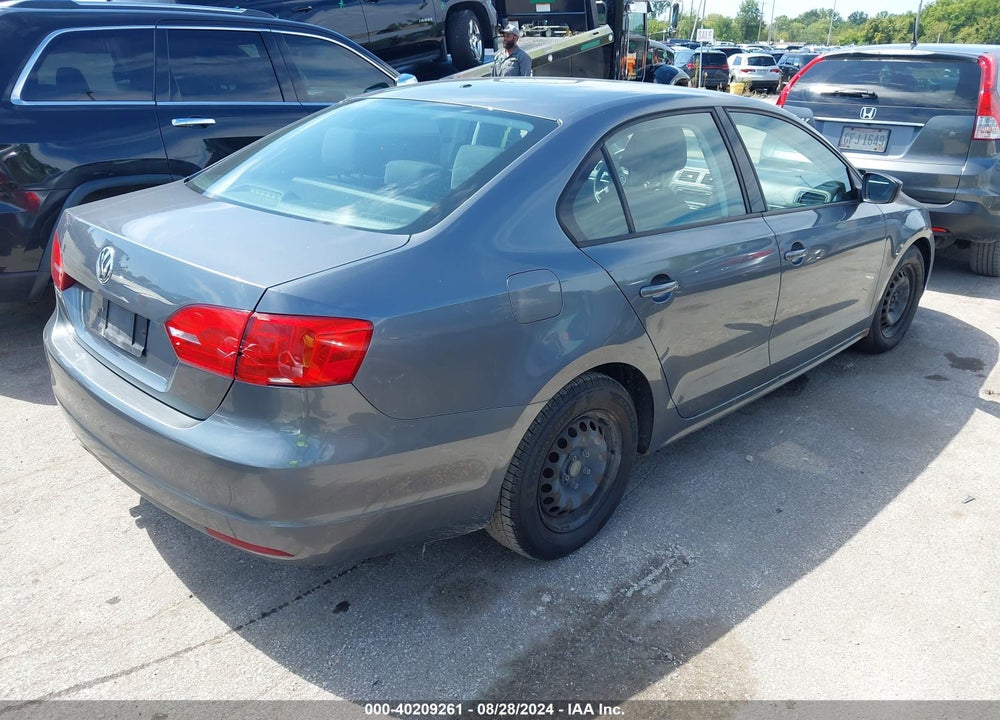 2012 VOLKSWAGEN JETTA 2.0L S VIN: 3VW2K7AJ8CM319356