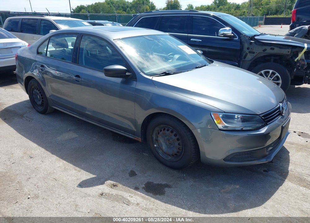 2012 VOLKSWAGEN JETTA 2.0L S VIN: 3VW2K7AJ8CM319356