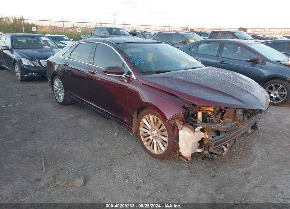 2013 LINCOLN MKZ VIN: 3LN6L2GK4DR812293