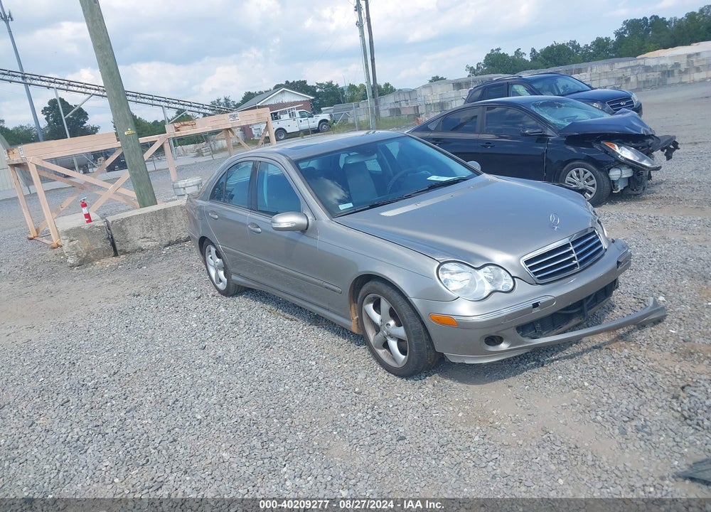 2005 MERCEDES-BENZ C 230 KOMPRESSOR SPORT VIN: WDBRF40J95A783860