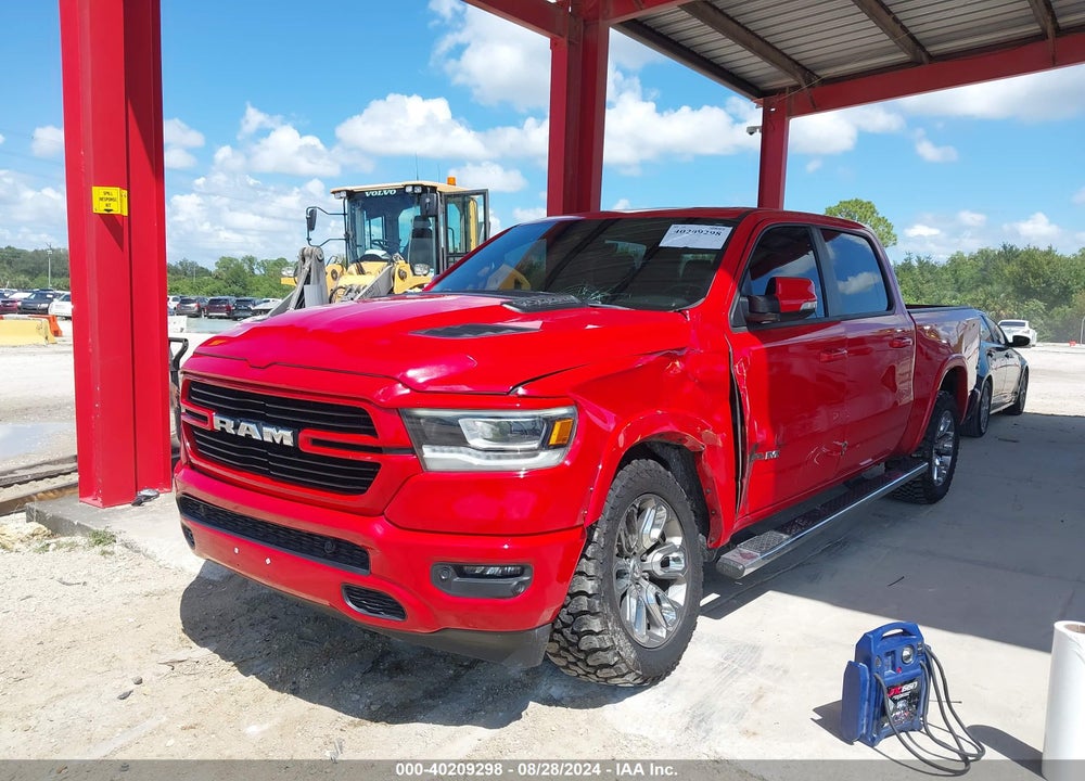 2021 RAM 1500 LAIE  4X4 5'7 BOX VIN: 1C6SRFJT0MN718657