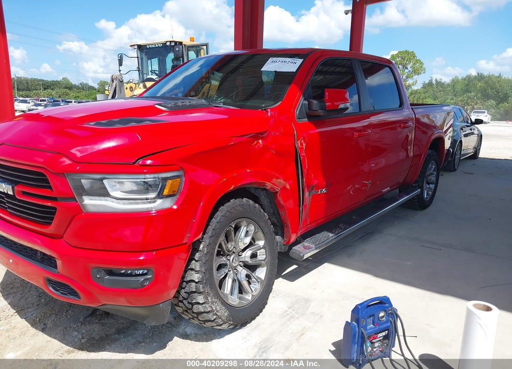 2021 RAM 1500 LAIE  4X4 5'7 BOX VIN: 1C6SRFJT0MN718657