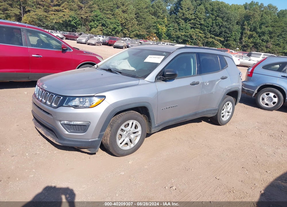 2018 JEEP COMPASS SPORT FWD VIN: 3C4NJCAB6JT500396