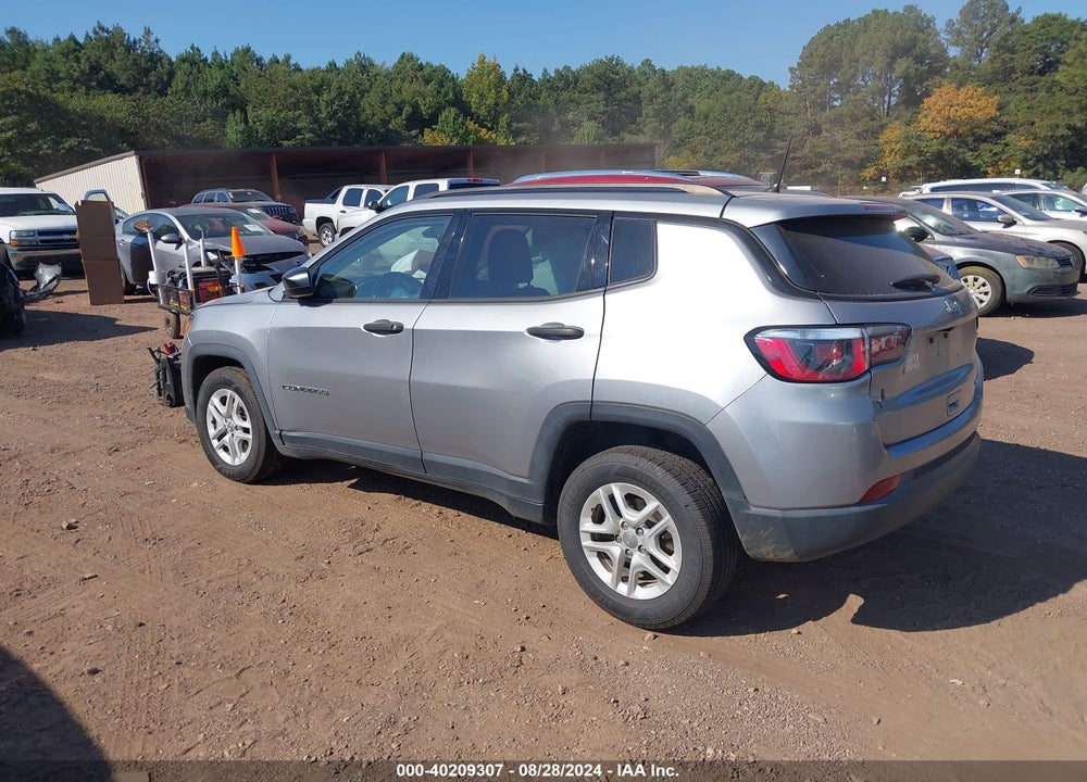 2018 JEEP COMPASS SPORT FWD VIN: 3C4NJCAB6JT500396