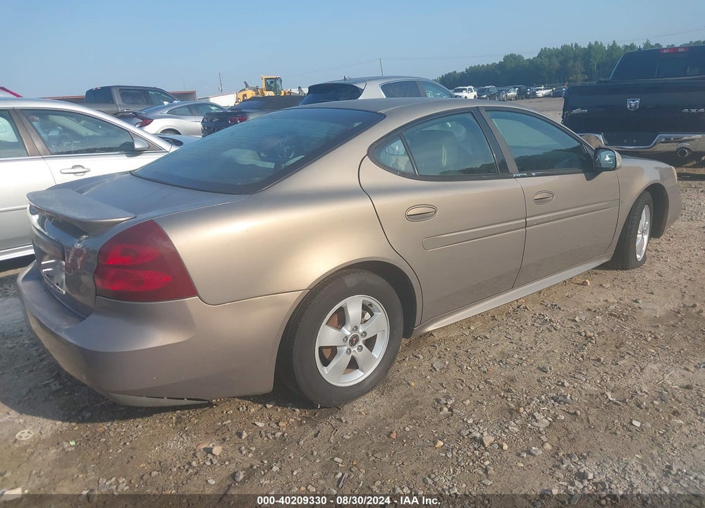 2006 PONTIAC GRAND PRIX VIN: 2G2WP552961187947