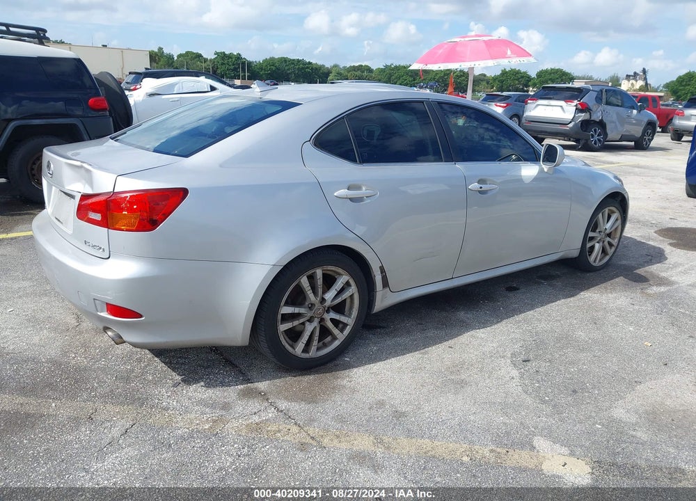 2007 LEXUS IS 250 VIN: JTHBK262872030979