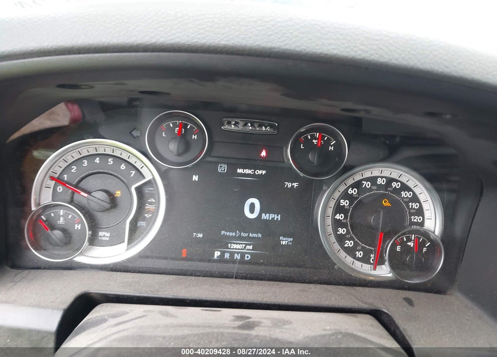 2019 RAM 1500 CLASSIC BIG HORN 4X4 5'7 BOX VIN: 1C6RR7LT4KS707841