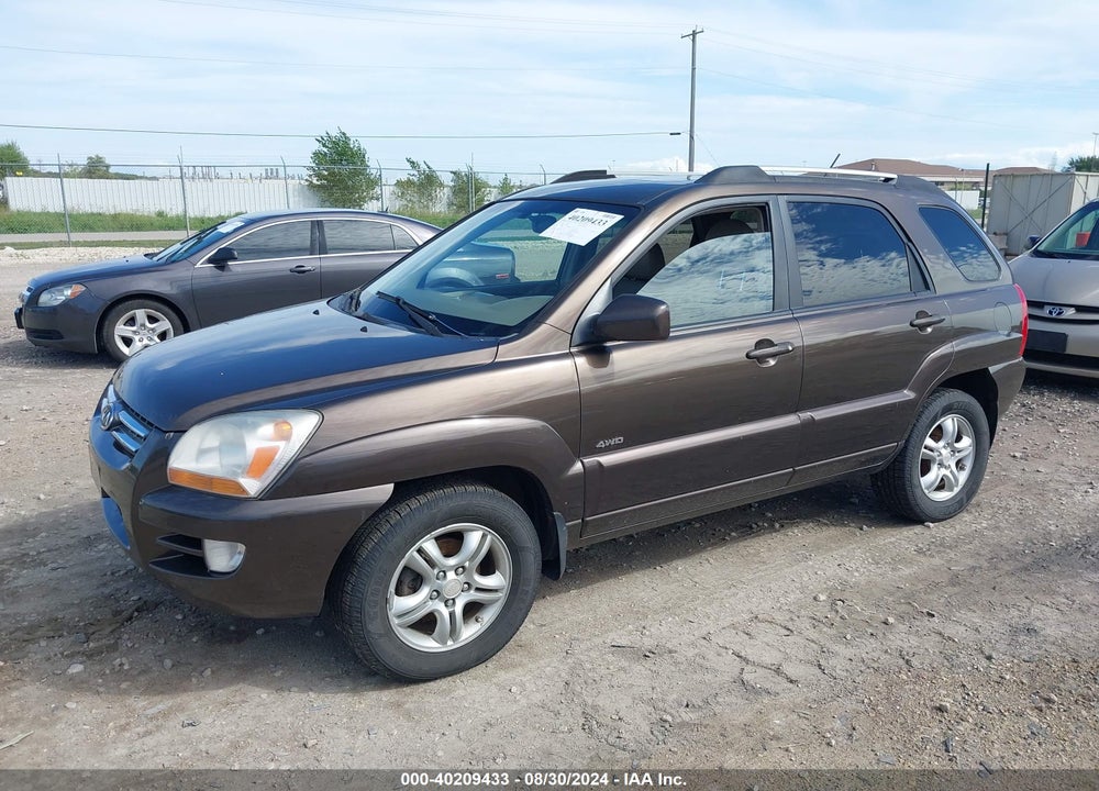 2007 KIA SPORTAGE EX V6 VIN: KNDJE723177357842
