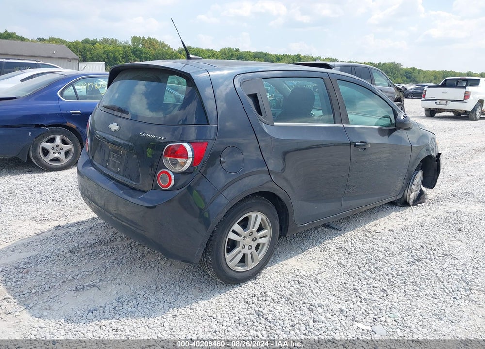 2013 CHEVROLET SONIC LT AUTO VIN: 1G1JC6SH1D4219042