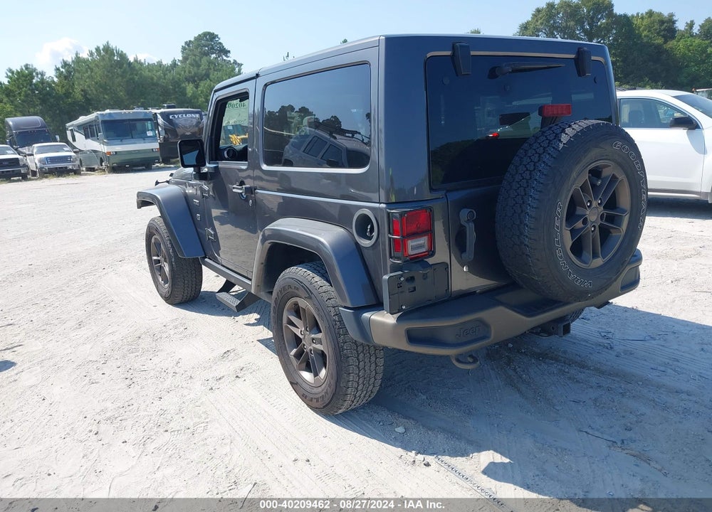 2016 JEEP WRANGLER 75TH ANNIVERSARY VIN: 1C4GJWBG1GL278813