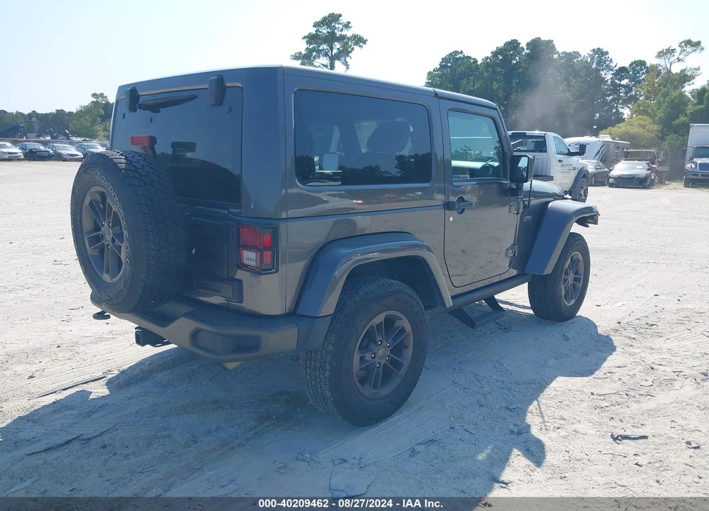 2016 JEEP WRANGLER 75TH ANNIVERSARY VIN: 1C4GJWBG1GL278813