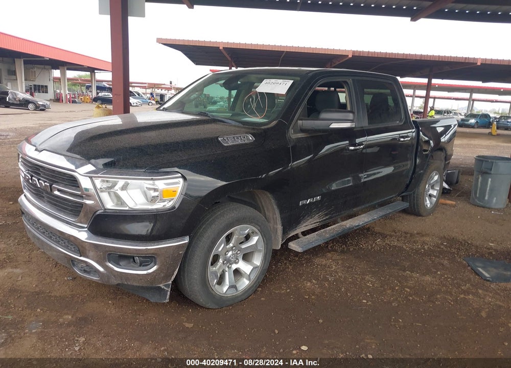 2020 RAM 1500 BIG HORN 4X2 5'7 BOX VIN: 1C6RREFTXLN237766