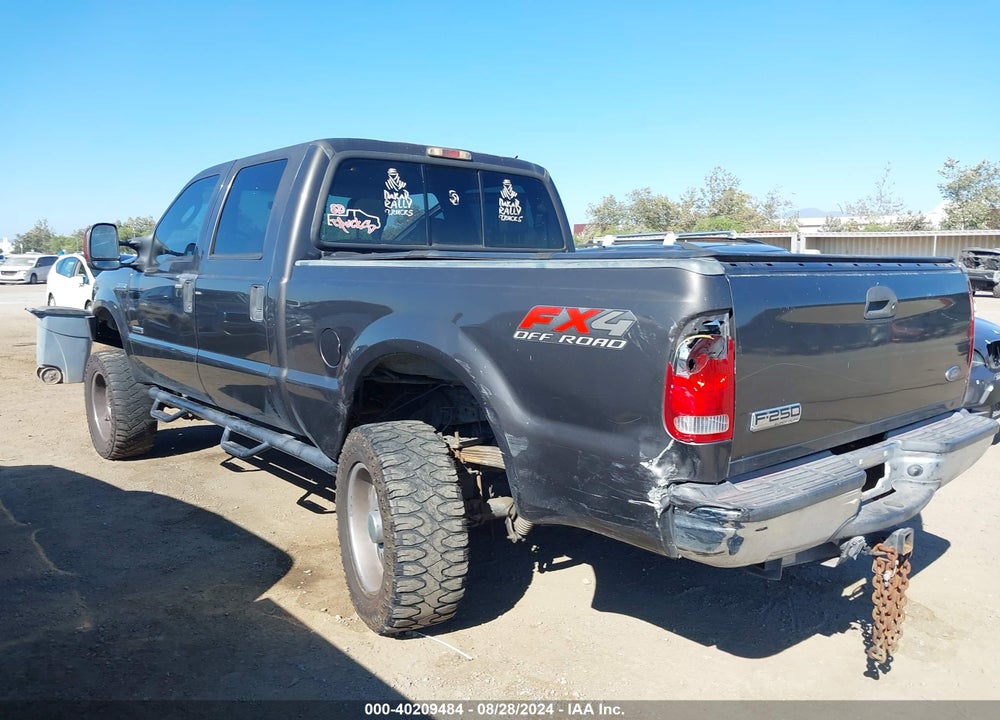 2006 FORD F-250 VIN: 1FTSW21P06EC80884
