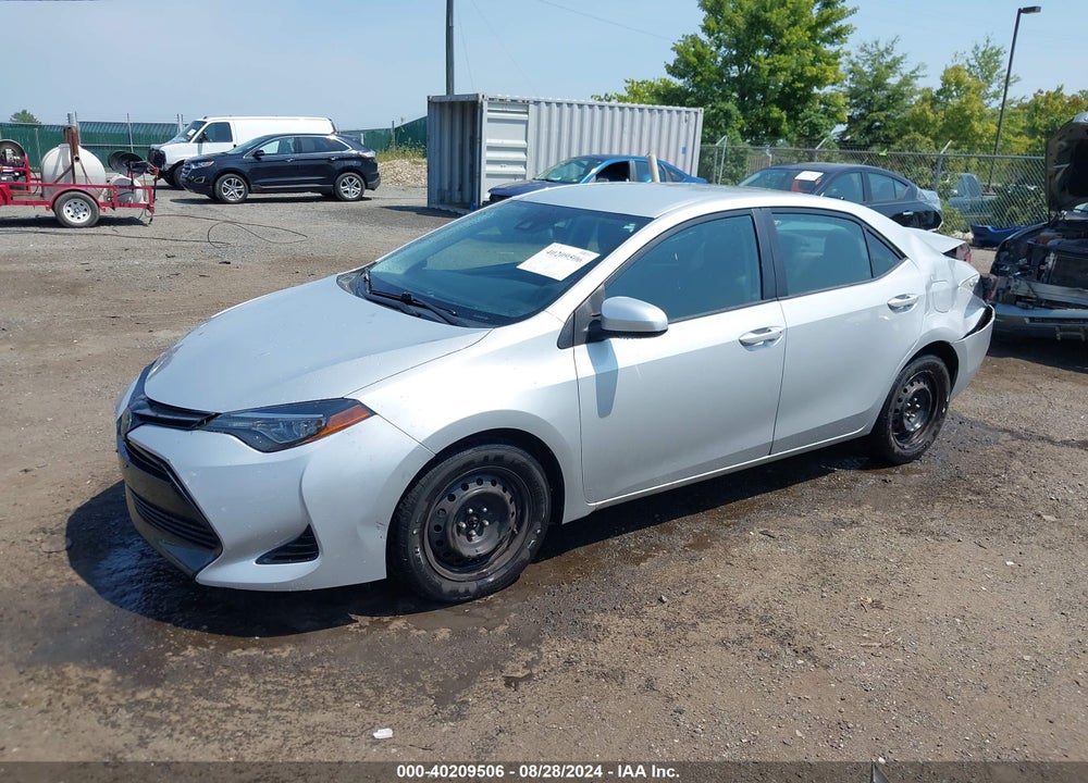 2019 TOYOTA COROLLA LE VIN: 2T1BURHE0KC145288