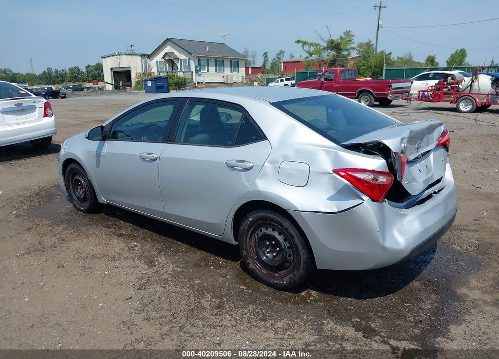 2019 TOYOTA COROLLA LE VIN: 2T1BURHE0KC145288