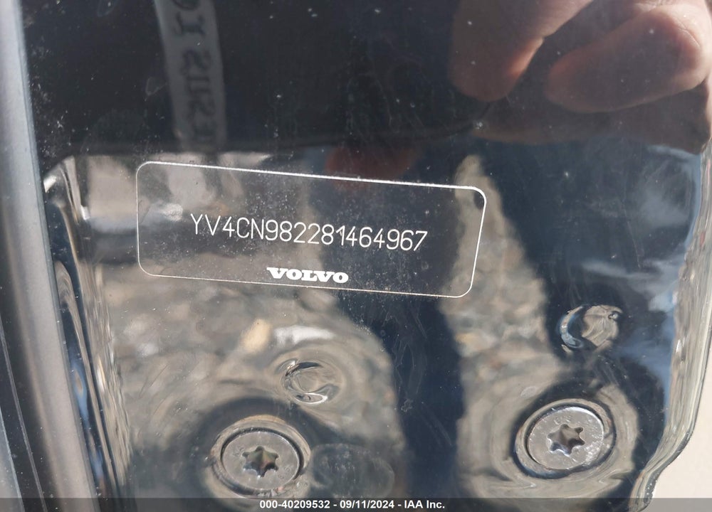 2008 VOLVO XC90 3.2 VIN: YV4CN982281464967