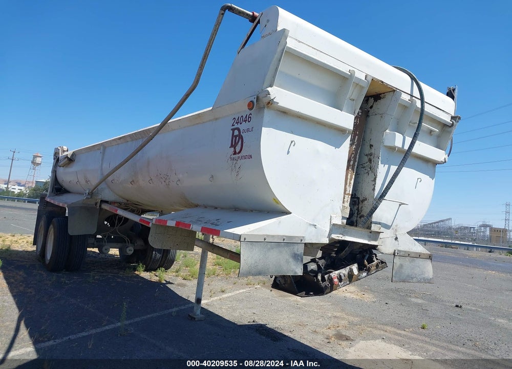 1980 RELIANCE TRAILER MFG END DUMP TRAILER VIN: RRS808797