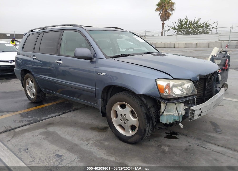 2007 TOYOTA HIGHLANDER SPORT V6 VIN: JTEGP21A470132830
