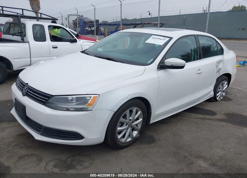 2014 VOLKSWAGEN JETTA 1.8T SE VIN: 3VWD17AJ4EM376653