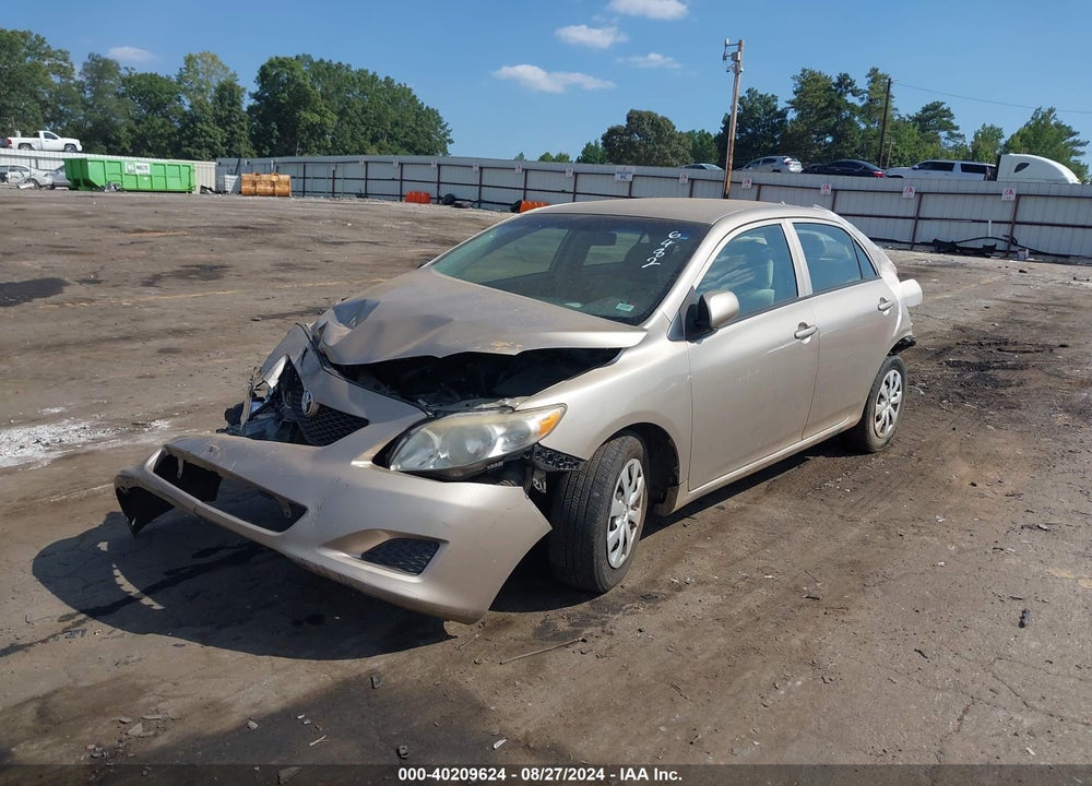 2009 TOYOTA COROLLA LE VIN: 2T1BU40E69C156482
