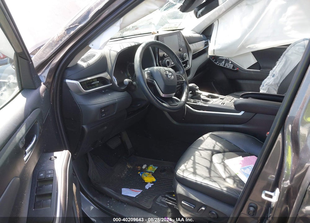 2022 TOYOTA HIGHLANDER XLE VIN: 5TDHZRAH4NS125007