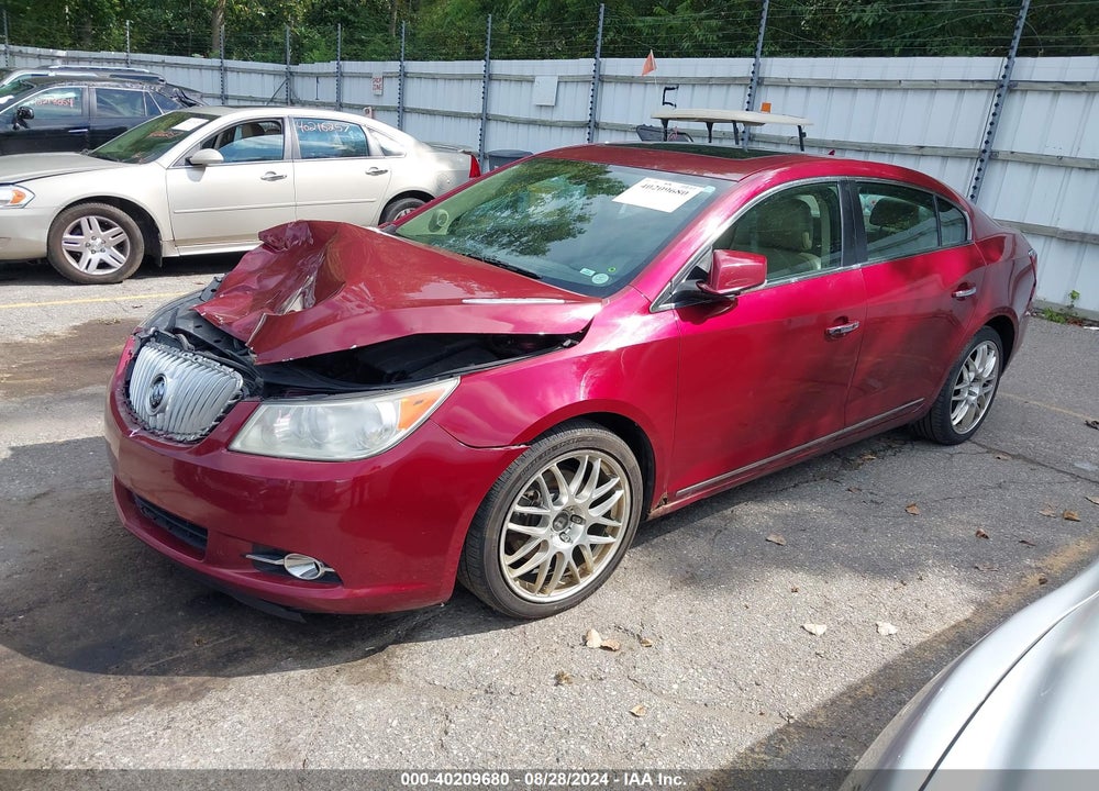 2010 BUICK LACROSSE CXS VIN: 1G4GE5EV1AF104704