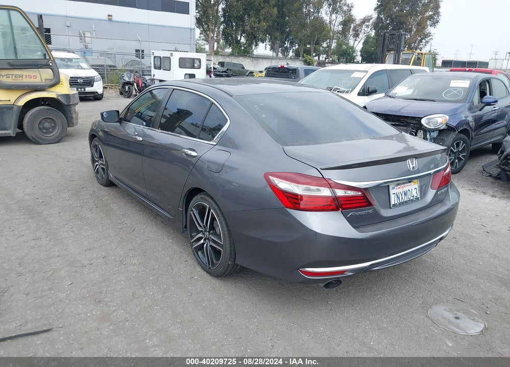 2017 HONDA ACCORD SPORT VIN: 1HGCR2F58HA092337