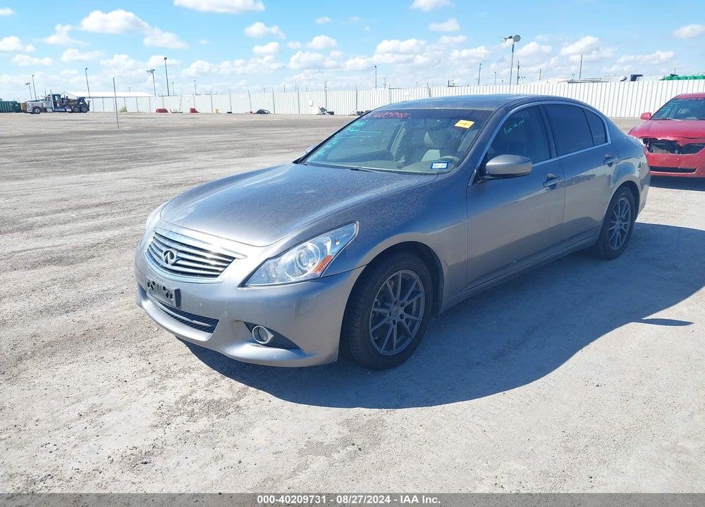 2012 INFINITI G25 JOURNEY VIN: JN1DV6AP9CM810888
