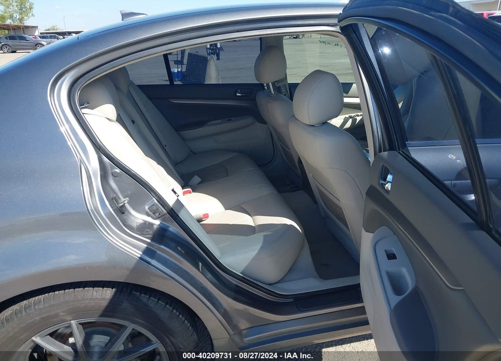 2012 INFINITI G25 JOURNEY VIN: JN1DV6AP9CM810888