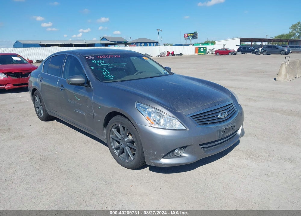 2012 INFINITI G25 JOURNEY VIN: JN1DV6AP9CM810888