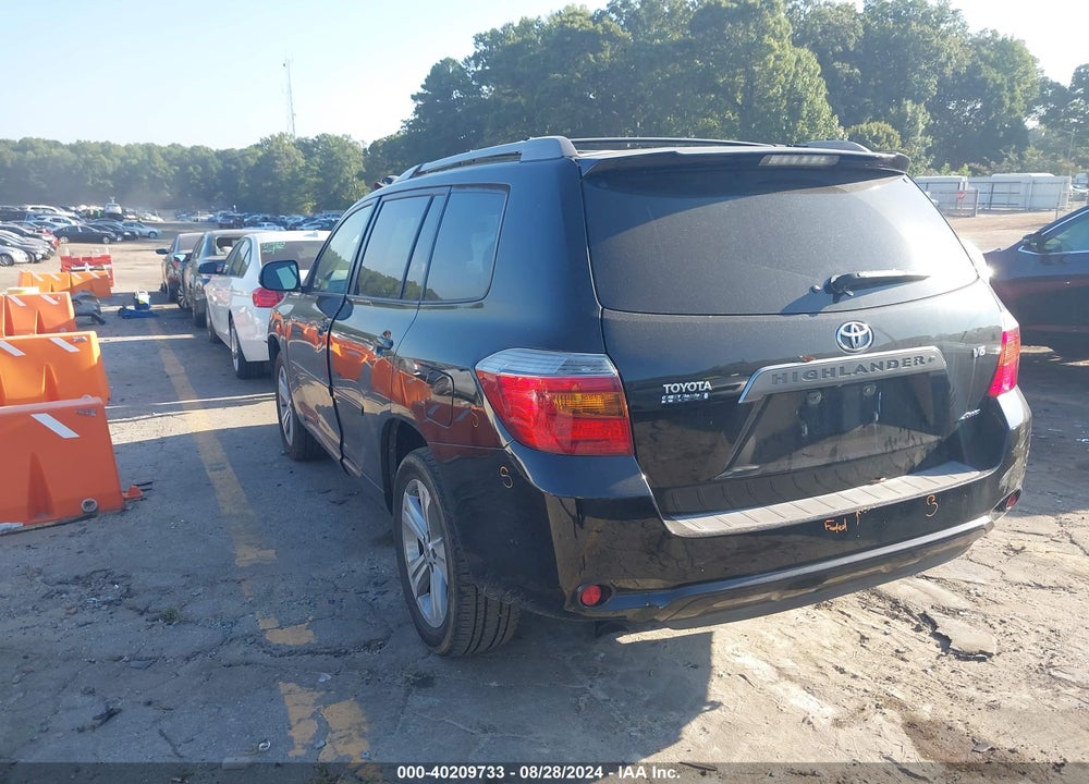 2008 TOYOTA HIGHLANDER SPORT VIN: JTEES43A482011462